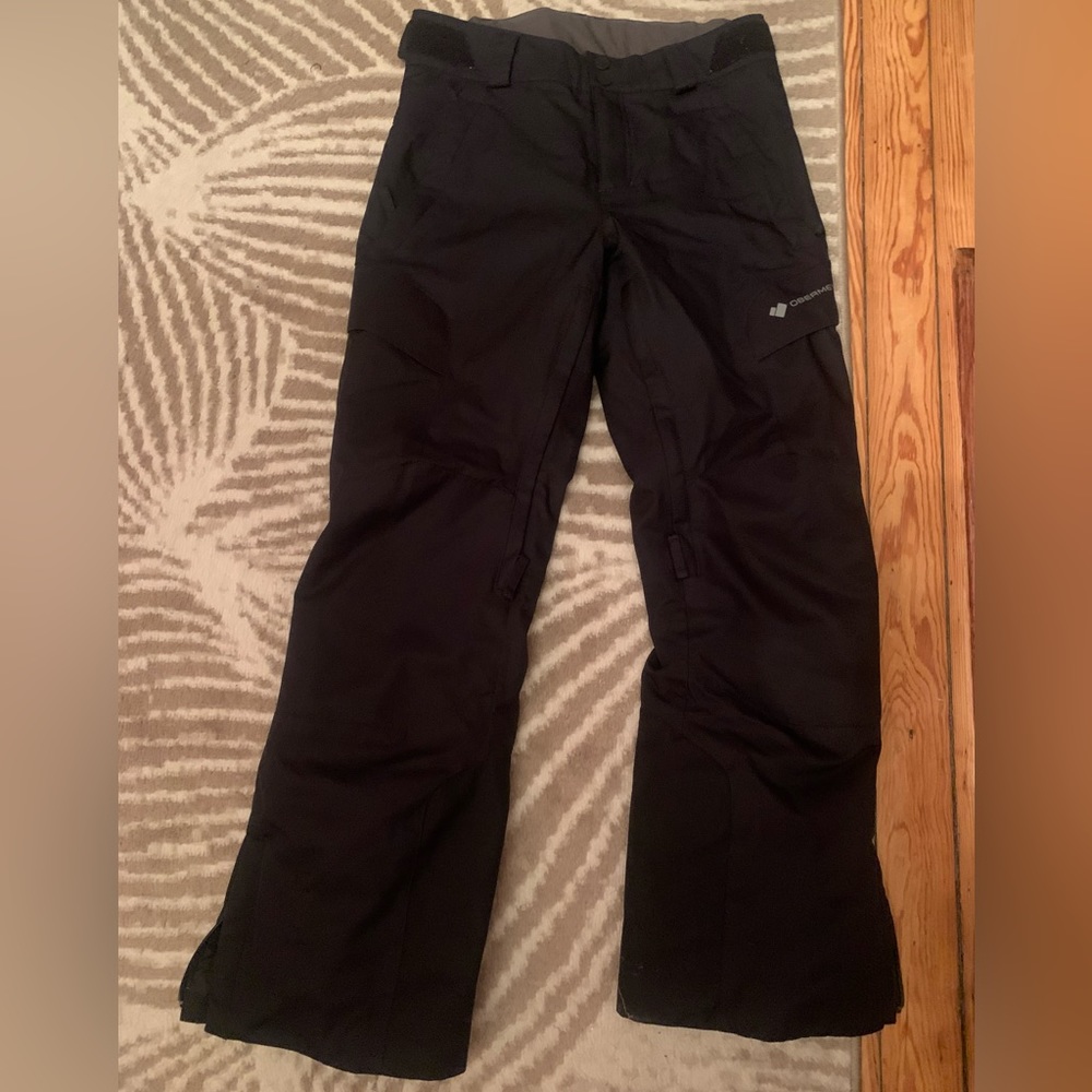 Men’s Obermeyer Black Ski Pants Size Small